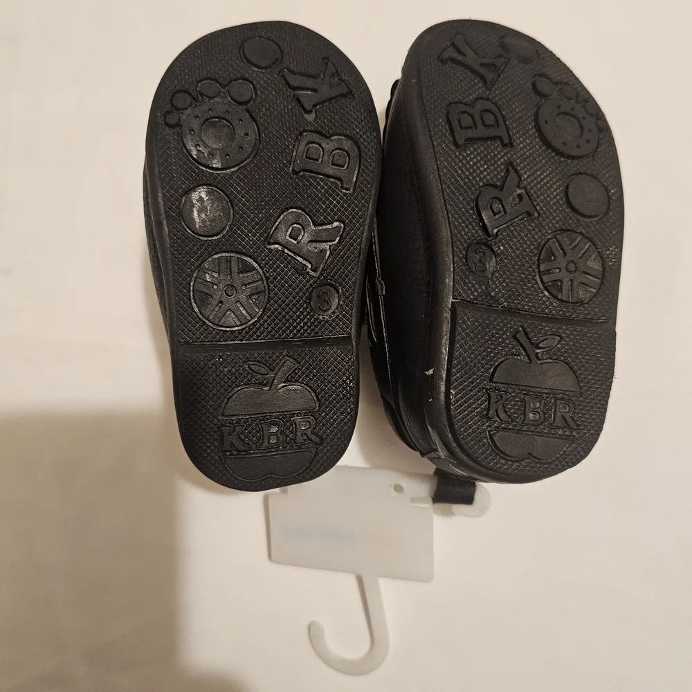 Classic Black Baby Walker Shoes